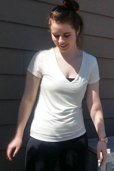 Groceries Apparel Soft Tencel V-neck Tee 4 Groceries Apparel Soft Tencel V-neck Tee