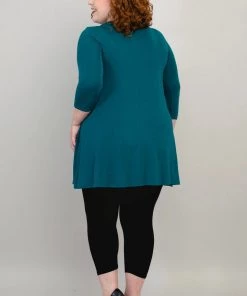 Blue Sky Long Sleeves Scoop Neck - Perfect Tunic