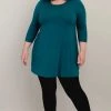 Blue Sky Long Sleeves Scoop Neck - Perfect Tunic