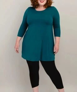 Blue Sky Long Sleeves Scoop Neck - Perfect Tunic