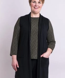 Blue Sky Perfect Vest - Miranda Sweaters, Jackets, Coats