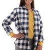 Old Ranch Boyfriend Long Sleeve Flannel Shirt - Acadia