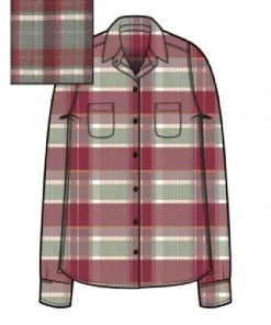 Old Ranch Plaid Long Sleeve Flannel Shirt